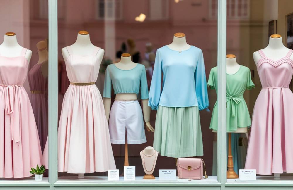レンタルドレス専門店で取り扱われているパーティードレスやワンピースの展示イメージ